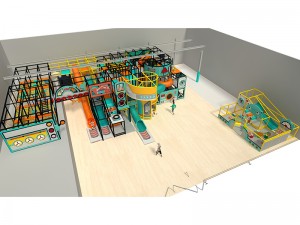 3 levels steam punk indoor playground
