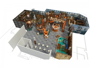 Viking theme indoor playground