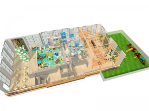 4 levels west theme indoor playground