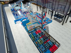 Customzied winter theme high playground