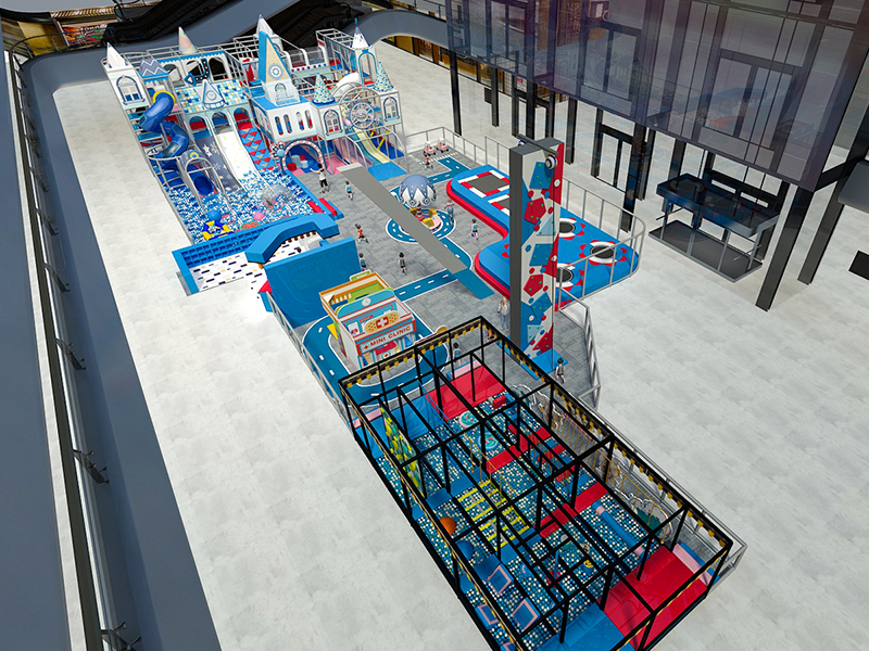 Customzied winter theme high playground