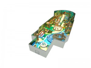 Jungle theme playground with 4 levels