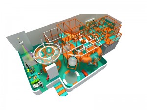 Customized 2 levels play structure design
