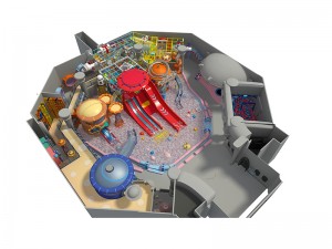 Space theme indoor playground