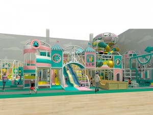 New nouveau theme indoor playground with 4 levels