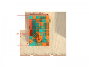 4 levels indoor play structure