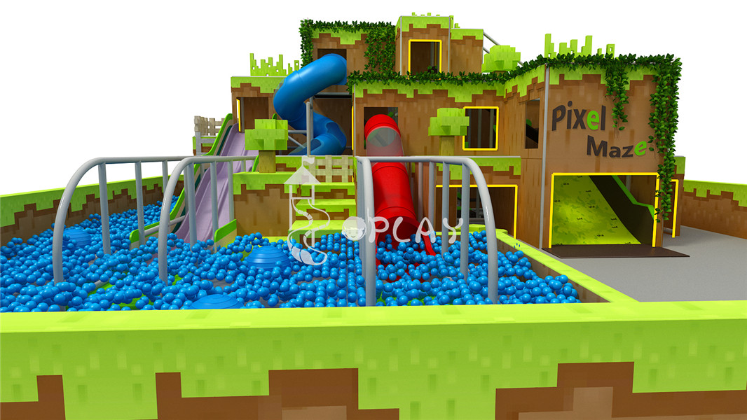 THE PIXEL MAZE — A Masterclass in Immersive Voxel-Themed Play Environments11