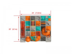 Customized 2 levels play structure