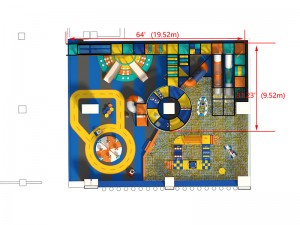 2 levels indoor playground
