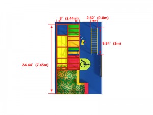 Small 2 Levels city toddler playground