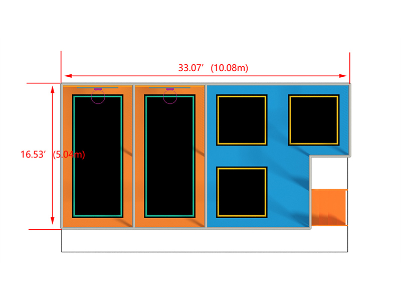 Mini trampoline design 