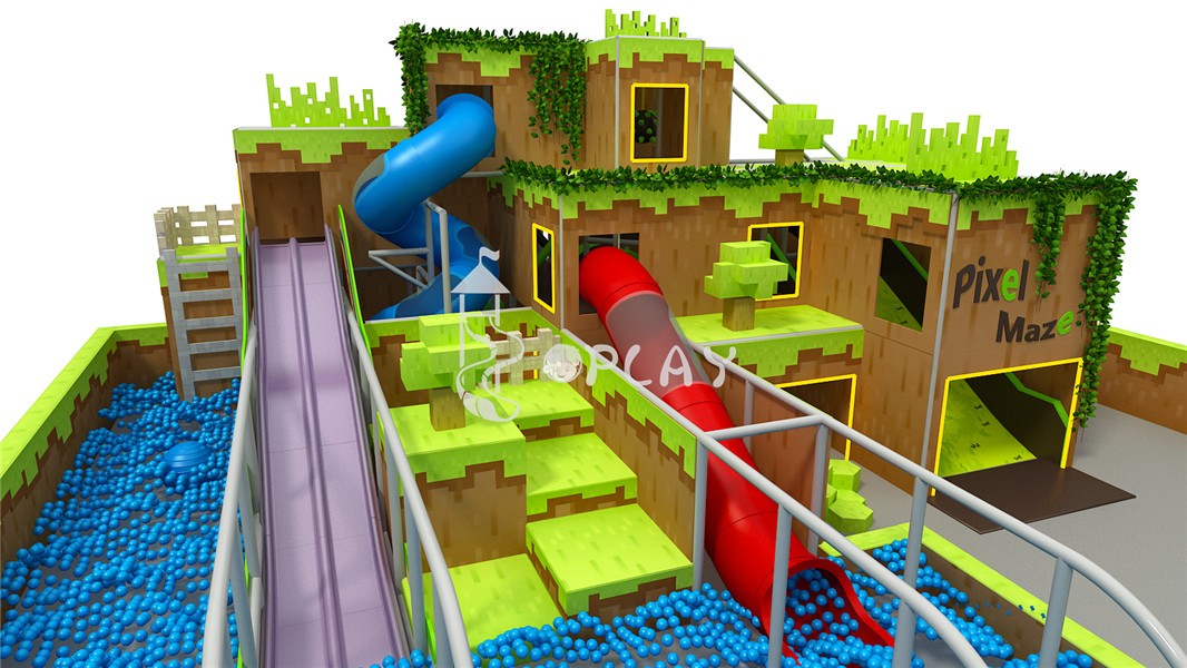 THE PIXEL MAZE — A Masterclass in Immersive Voxel-Themed Play Environments12