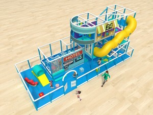 3 levels city theme indoor playground