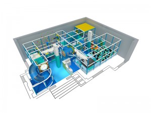 2 levels indoor playground