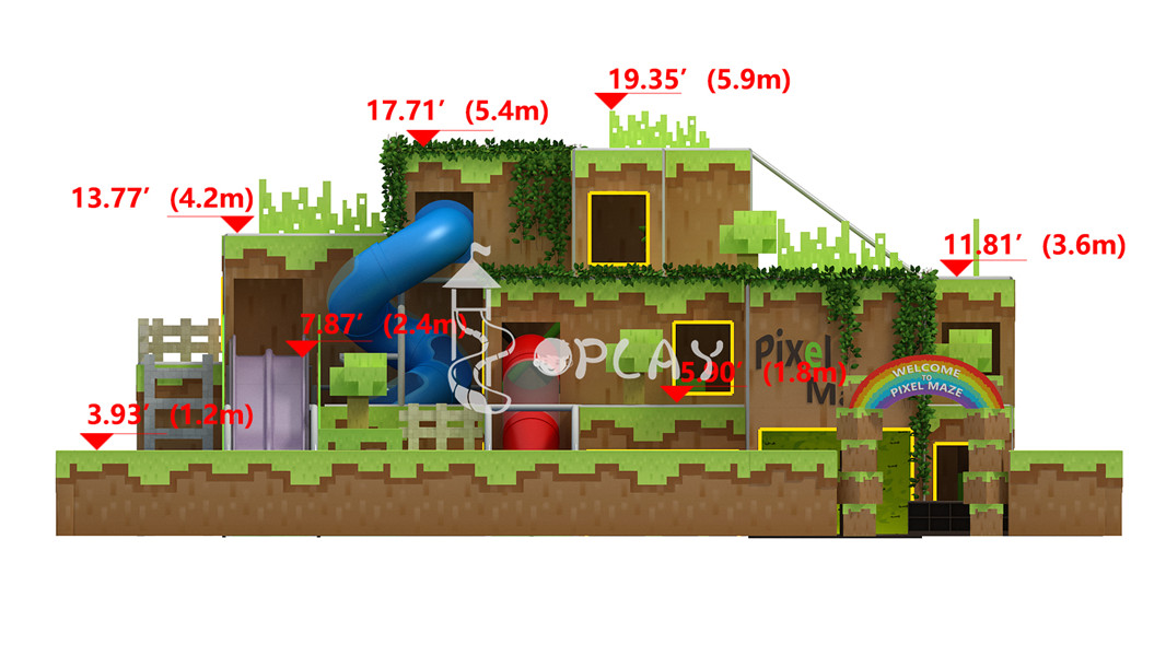 THE PIXEL MAZE — A Masterclass in Immersive Voxel-Themed Play Environments2