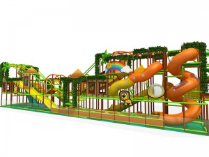 Big 3 long indoor play structure