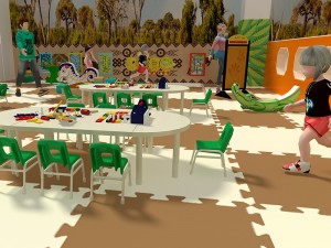 2 levels indoor playground