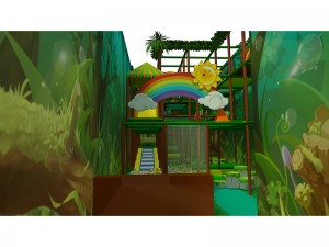 3 levels indoor play structure