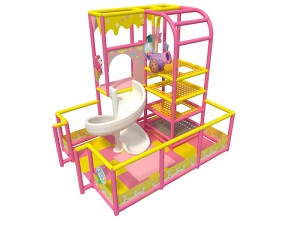 Mini 2 levels candy theme play structure/toddler area