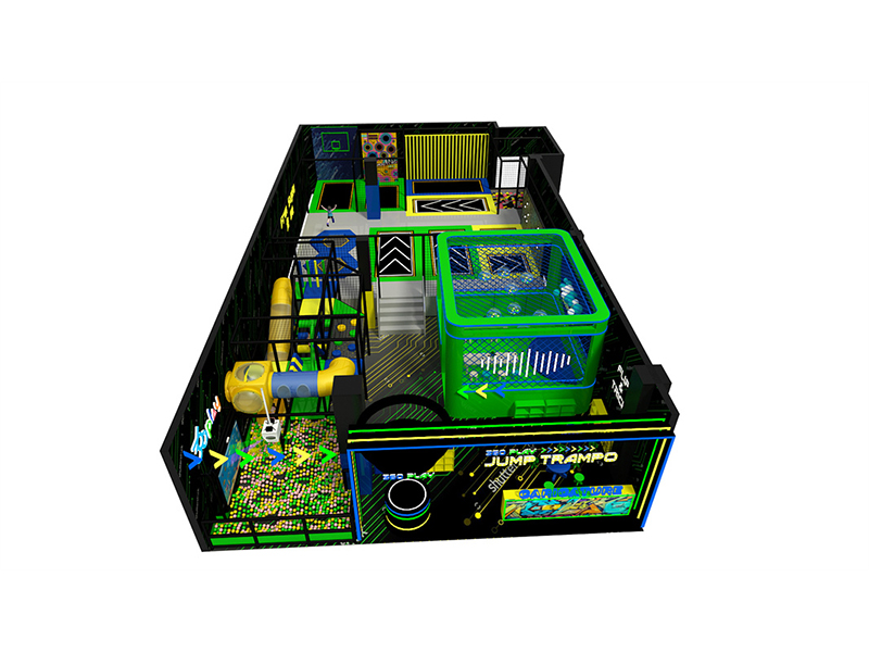Small trampoline park for indoor playgroundSmall Trampoline Park For Indoor Playground6