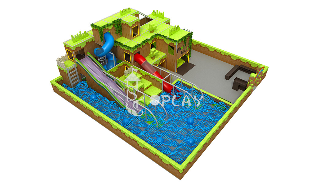THE PIXEL MAZE — A Masterclass in Immersive Voxel-Themed Play Environments7 - 副本