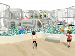 2 levels new nouveau theme indoor play structure