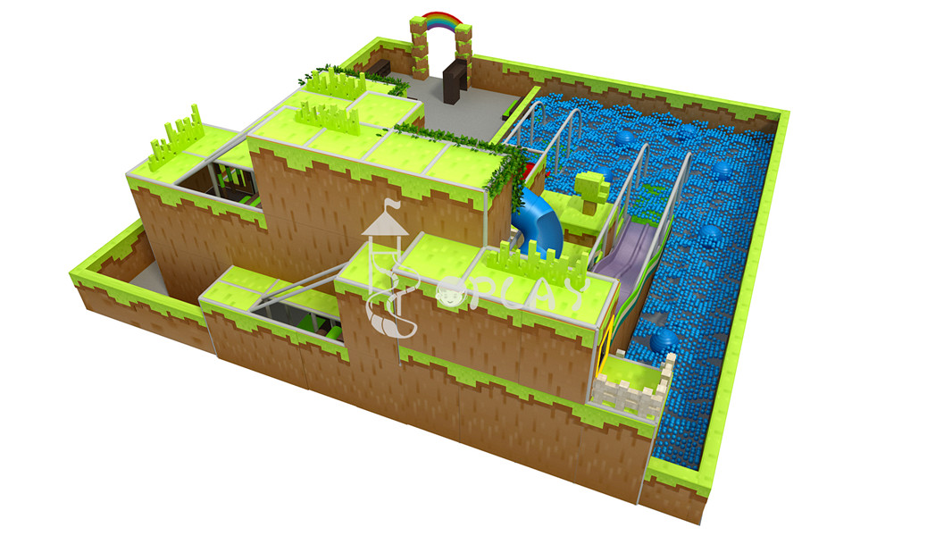 THE PIXEL MAZE — A Masterclass in Immersive Voxel-Themed Play Environments9 - 副本