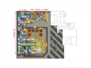 2 levels indoor playground