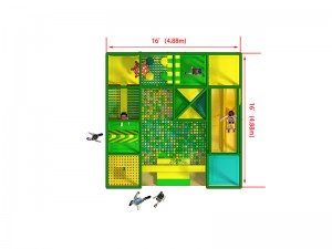 2 levels customized indoor playground