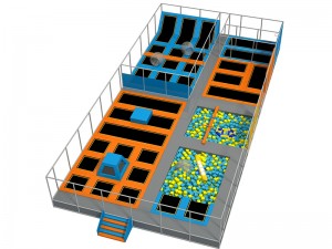 Trampoline indoor playground
