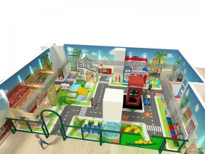 City theme toddler playground