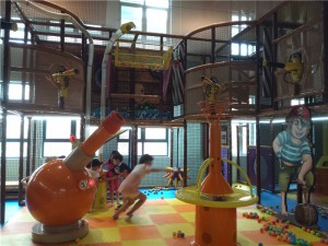 Ball blaster indoor playground