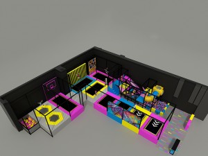 Customized indoor Trampoline area