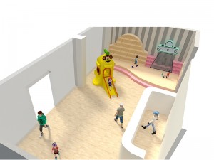 Mini size toddler playground